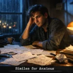 Similes for Anxious