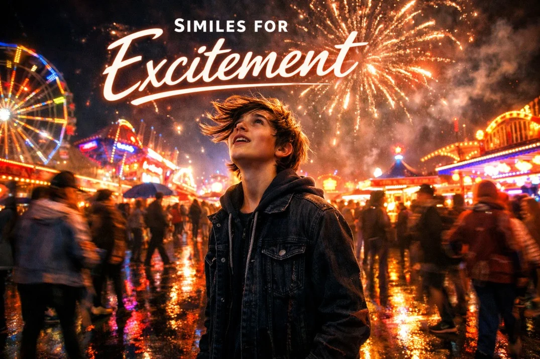 Similes for Excitement