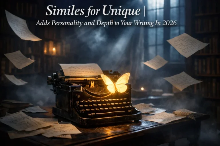 Similes for Unique