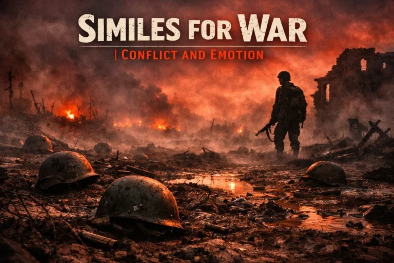 Similes for War