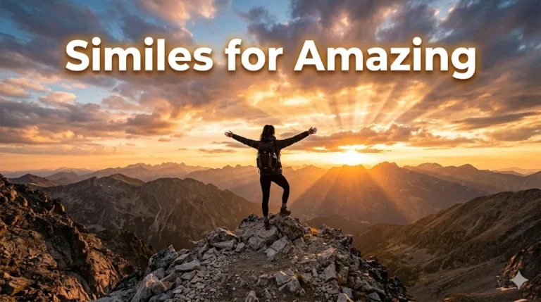 Similes for Amazing