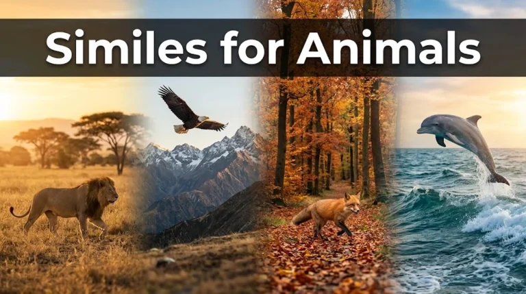 Similes for Animals