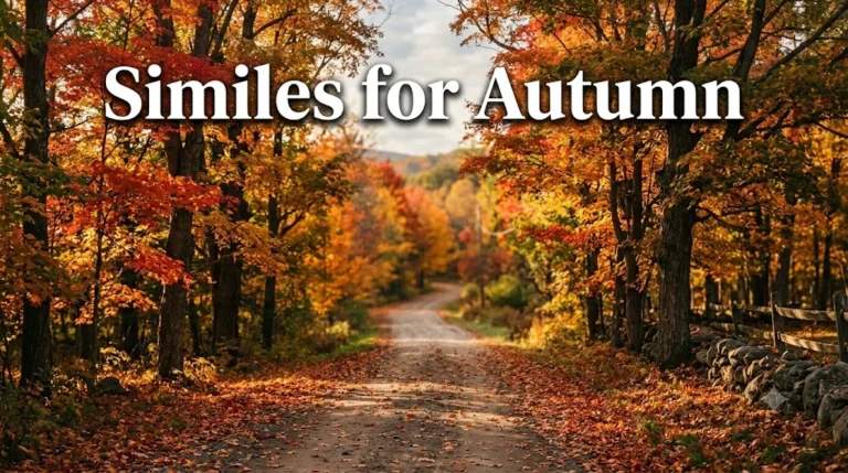 Similes for Autumn