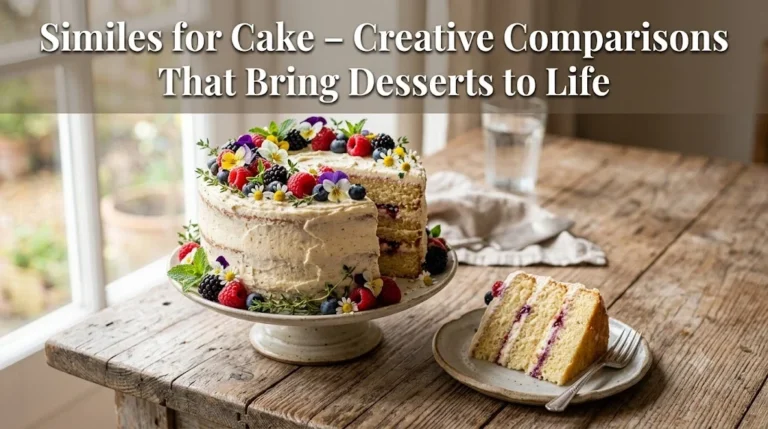 Similes for Cake