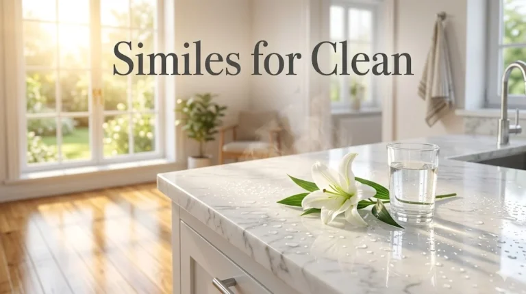Similes for Clean