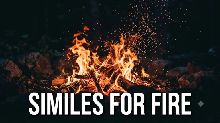 Similes for Fire