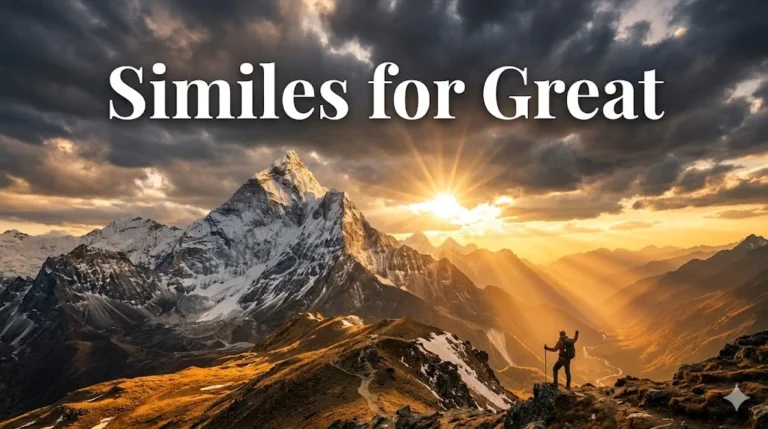 Similes for Great