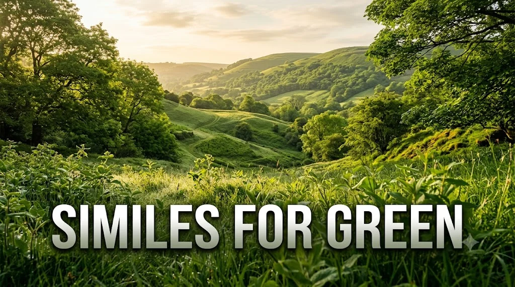 Similes for Green