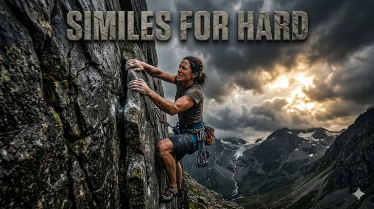 Similes for Hard