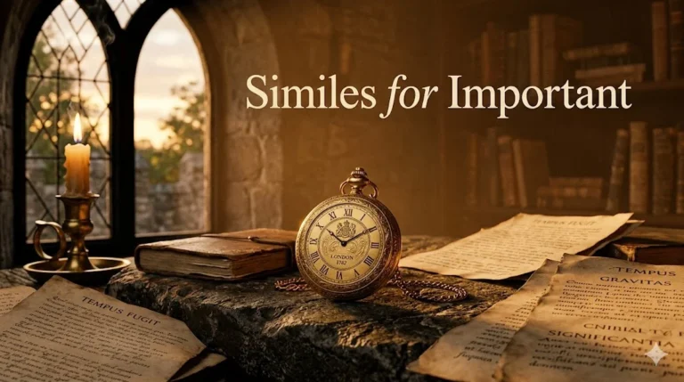Similes for Important