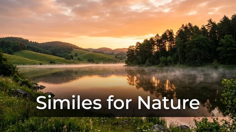 Similes for Nature