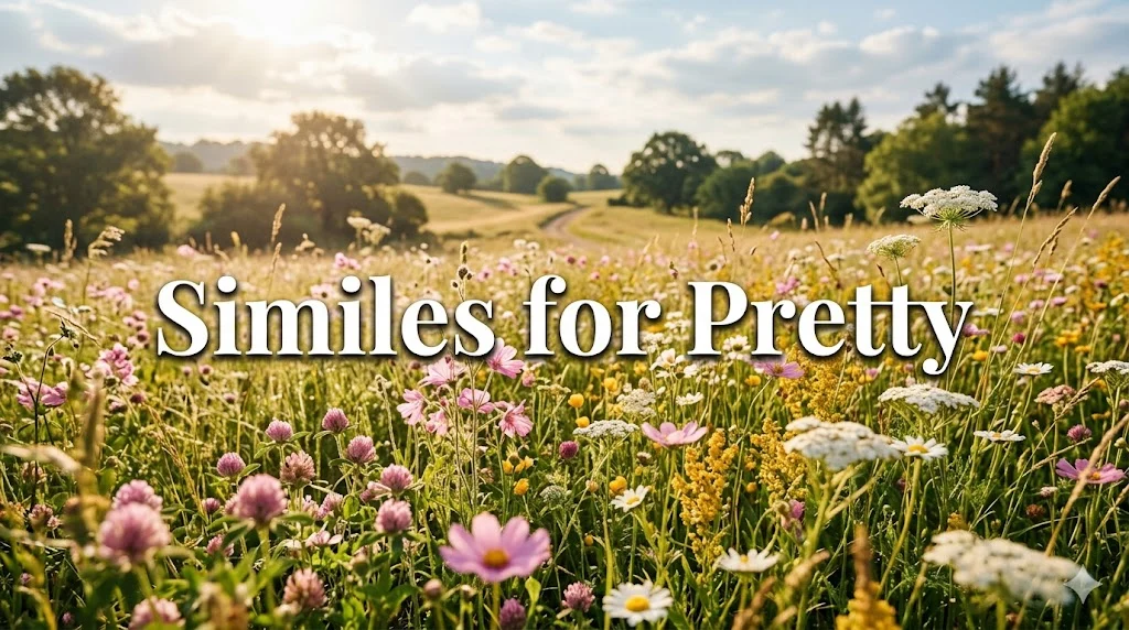 Similes for pretty