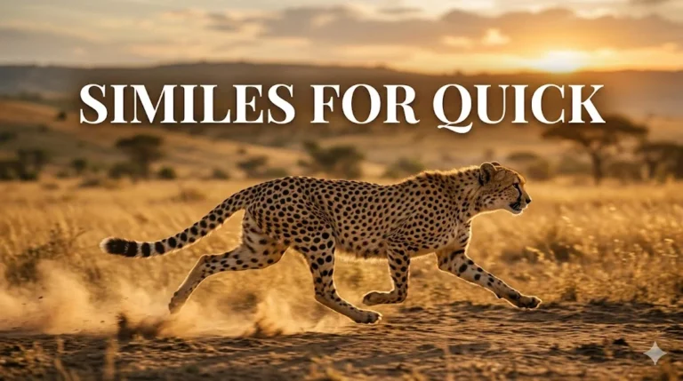 Similes for Quick