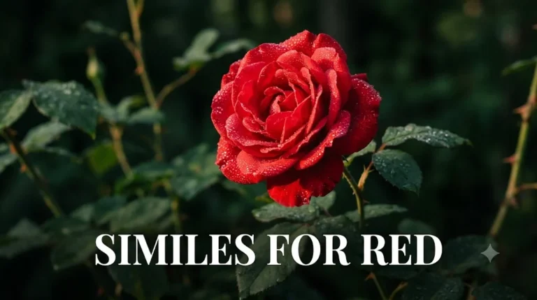 Similes for Red