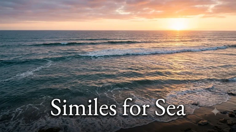 Similes for Sea