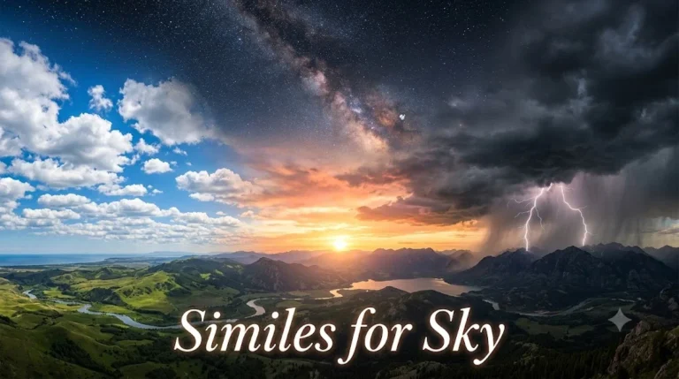 Similes for Sky