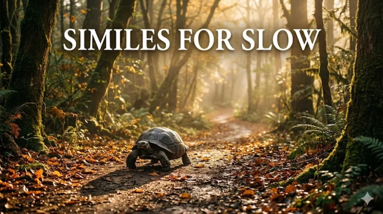 Similes for Slow