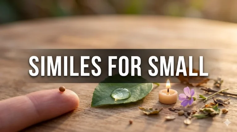 Similes for Small
