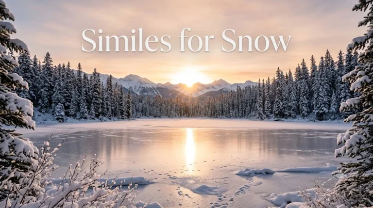 Similes for Snow