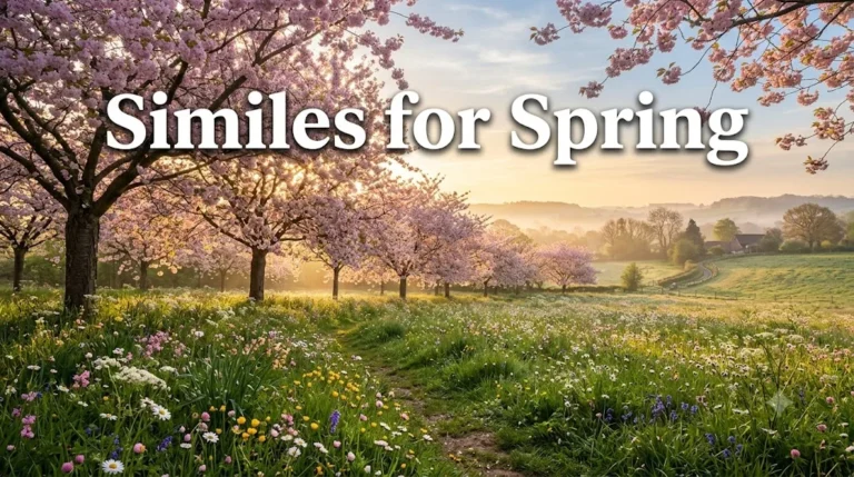 Similes for Spring