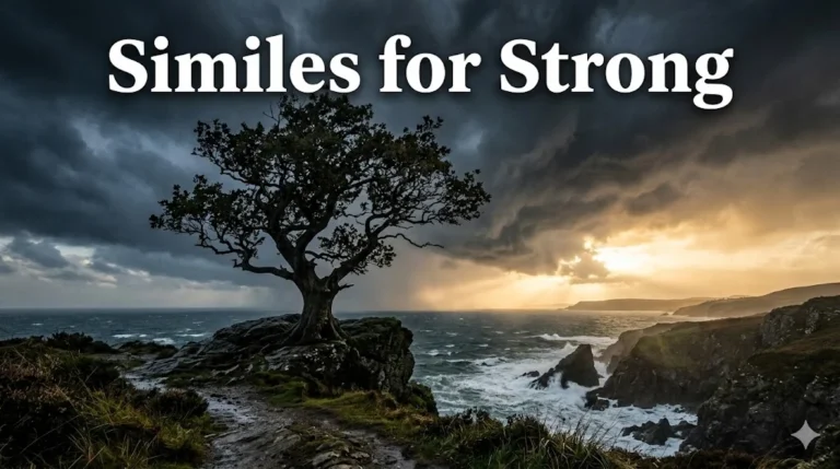 Similes for Strong