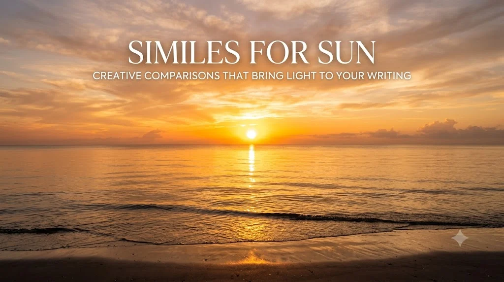 Similes for Sun