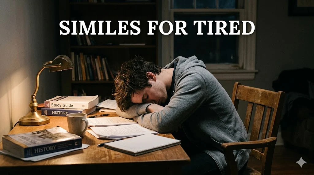 Similes for Tired