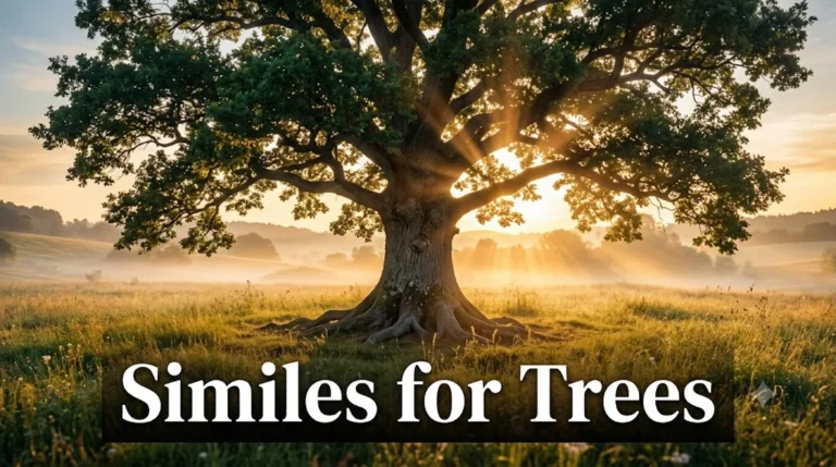 Similes for Trees