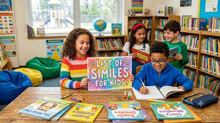 List of Similes for Kids