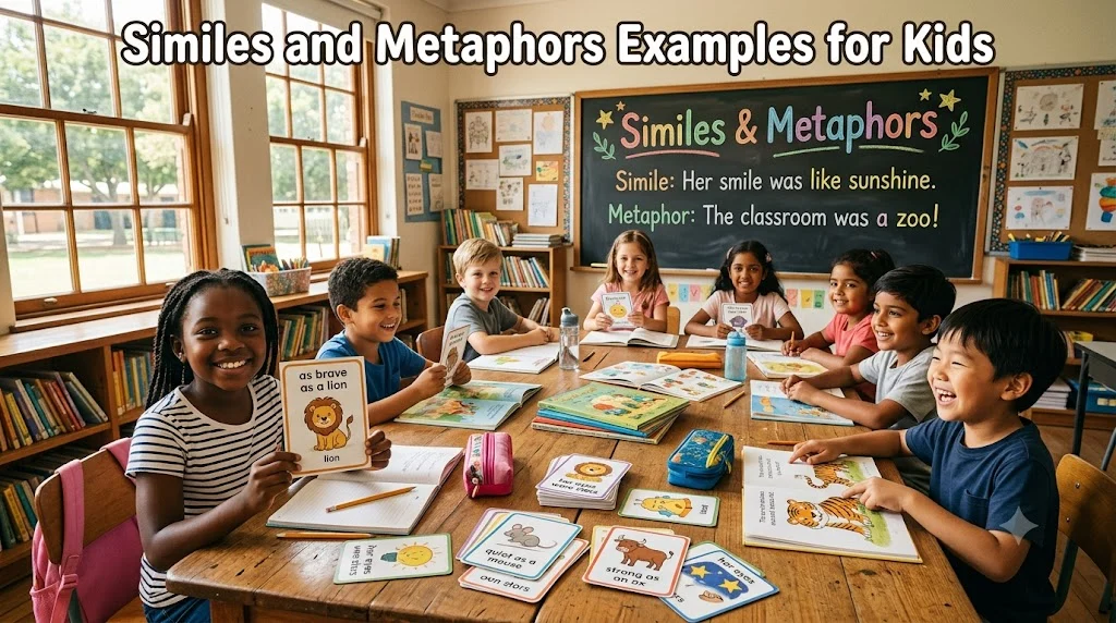 Similes and Metaphors Examples For Kids