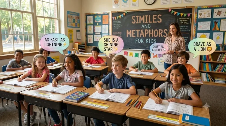 Similes and Metaphors For Kids