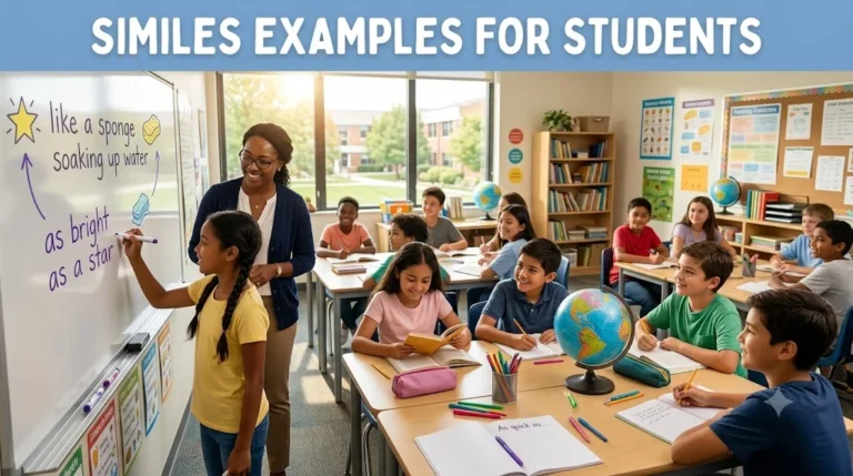 Similes Examples For Students