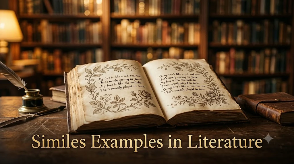 Similes Examples In Literature