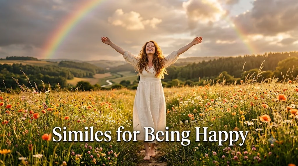 Similes For Being Happy