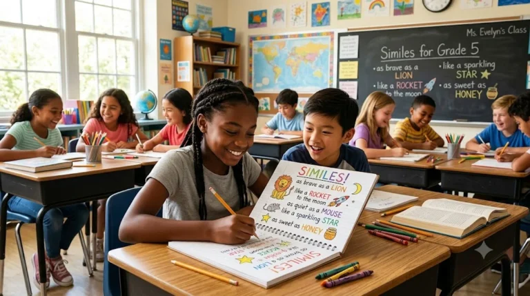 Similes For Grade 5
