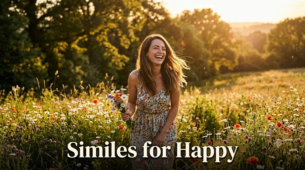Similes For Happy