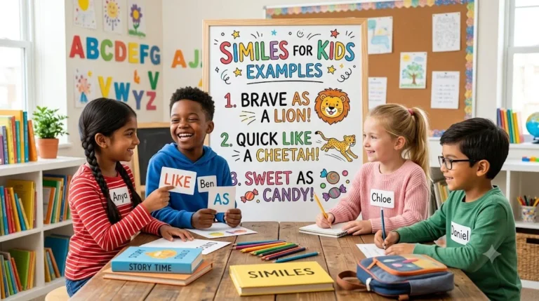 Similes For Kids Examples