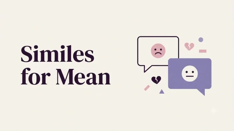 Similes For Mean