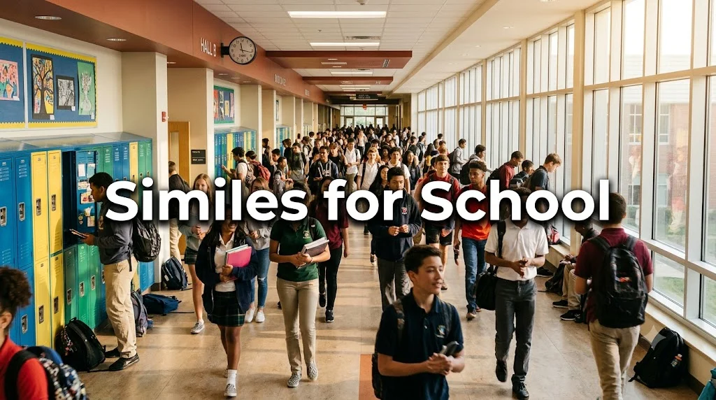Similes For School
