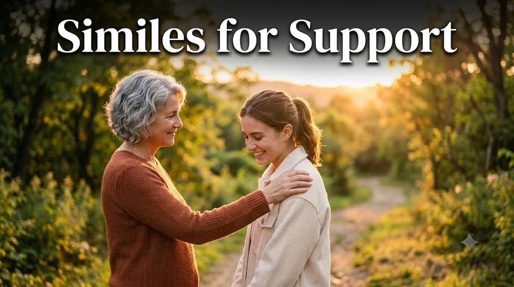 Similes For Support