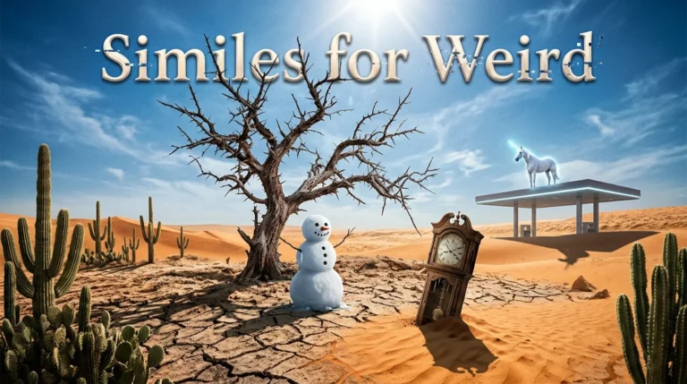 Similes For Weird