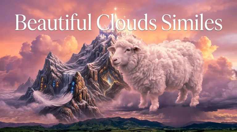 Beautiful Clouds Similes