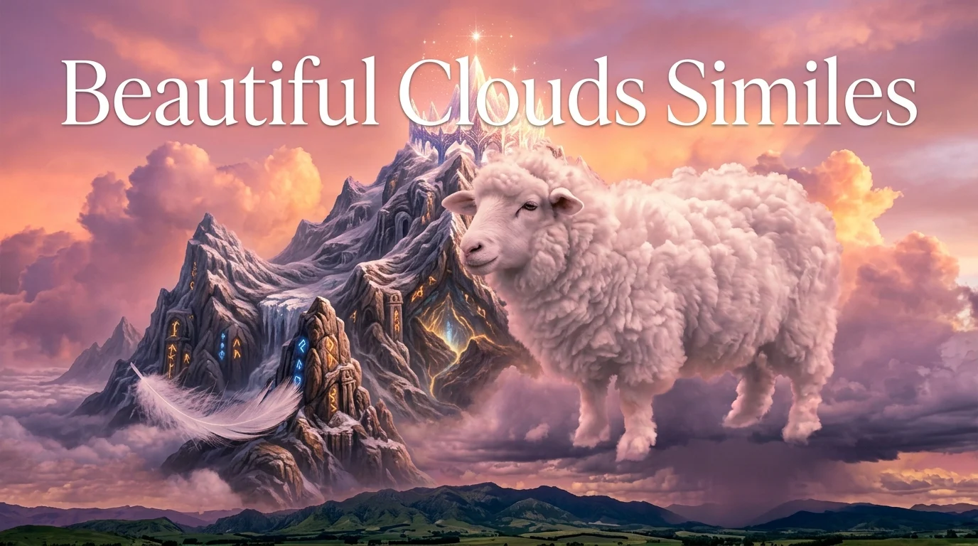 Beautiful Clouds Similes
