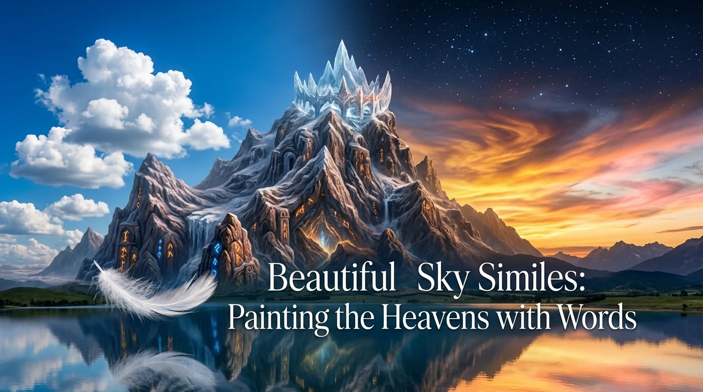 Beautiful Sky Similes