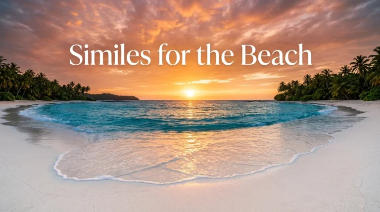 Similes For The Beach