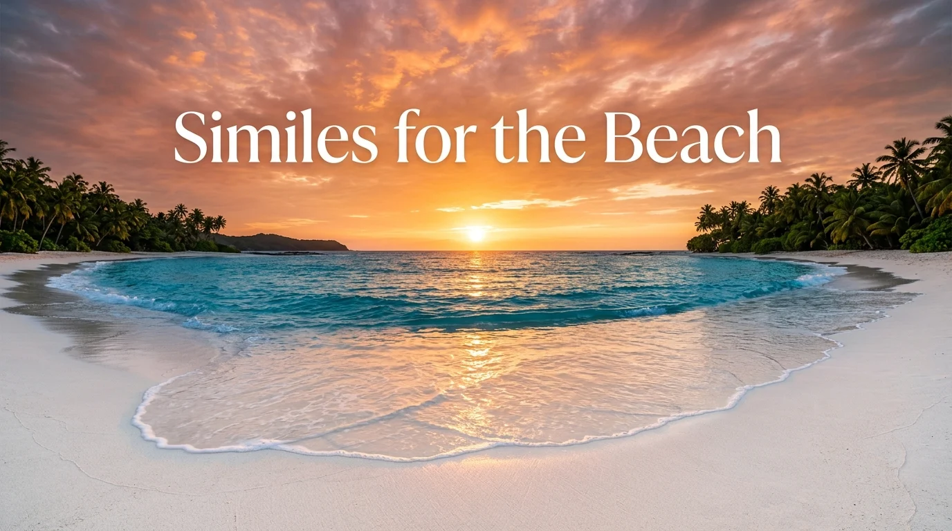 Similes For The Beach