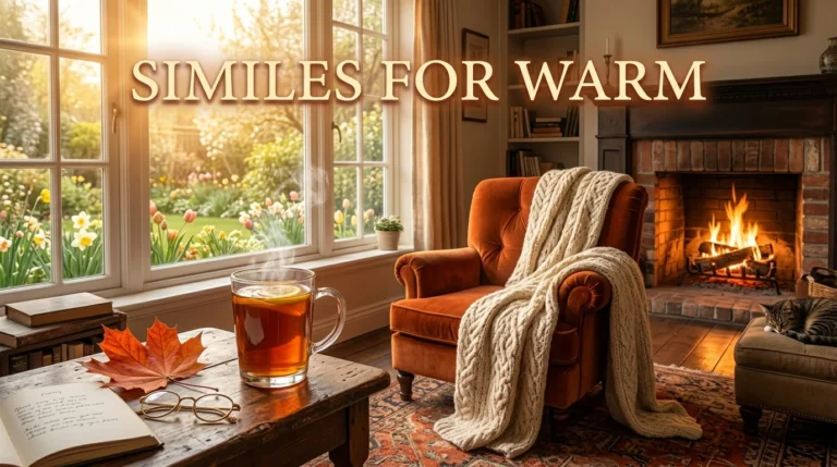 Similes For Warm
