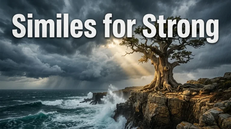 Similes For Strong