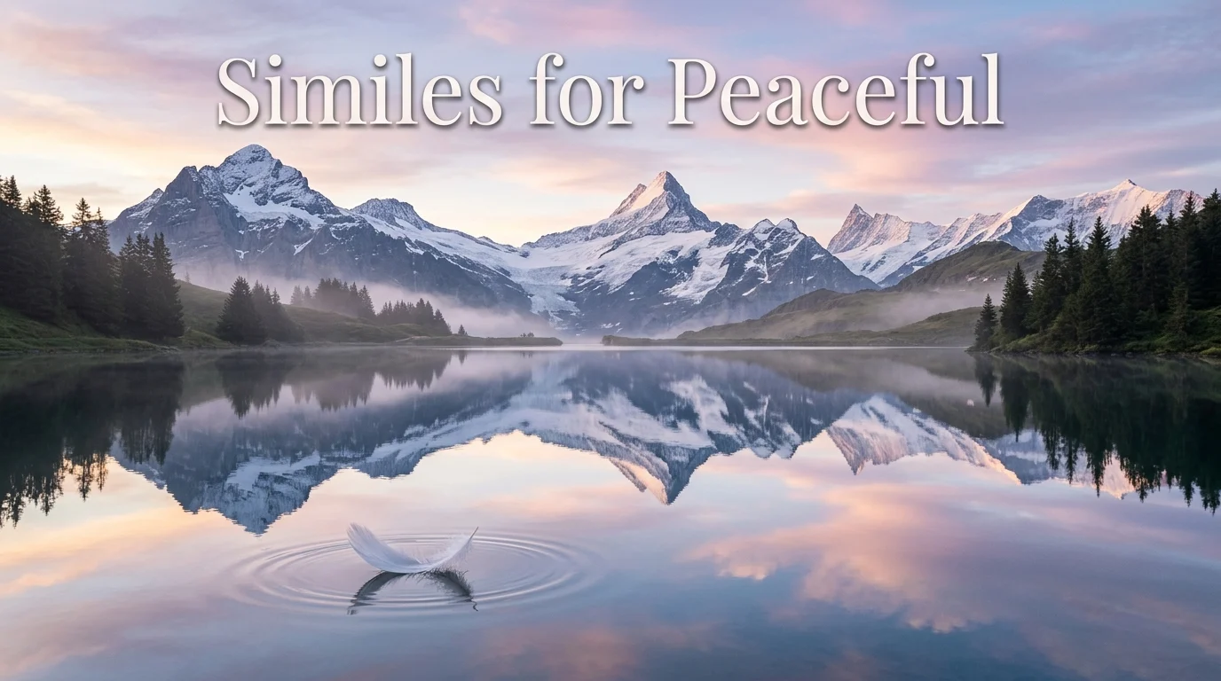 Similes For Peaceful