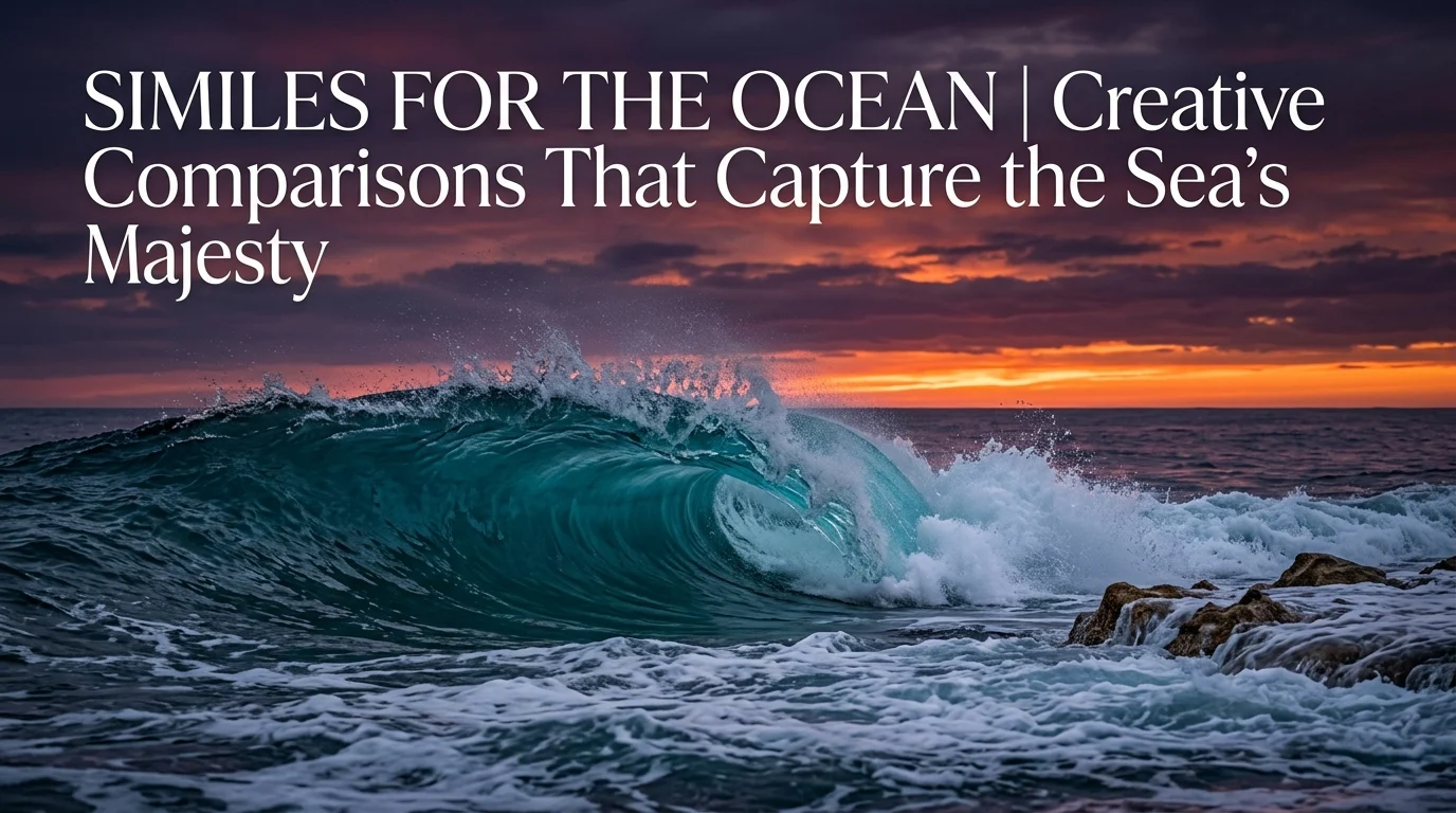 Similes For The Ocean